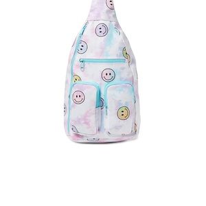Cargo  Sling Bag- Tie Dye Smiley- No Boundaries “ New,No Tag !